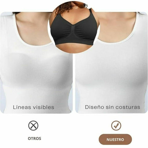 PROMO 3X1 | 2 Corpiños Sin Costuras ConfortFlex™ + 1 Faja Modeladora de 🎁