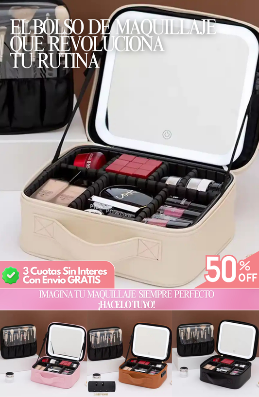 Organizador de maquillaje portátil