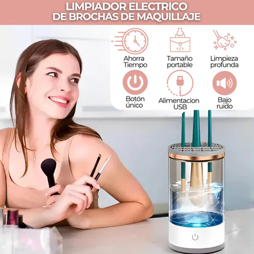 Lúcete™ - Limpia tus Brochas y Esponjas en Segundos